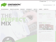 Tablet Screenshot of continental-bp.com